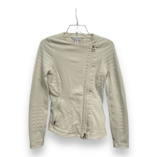 Athletic Jacket By Athleta In Cream, Size: Xxs