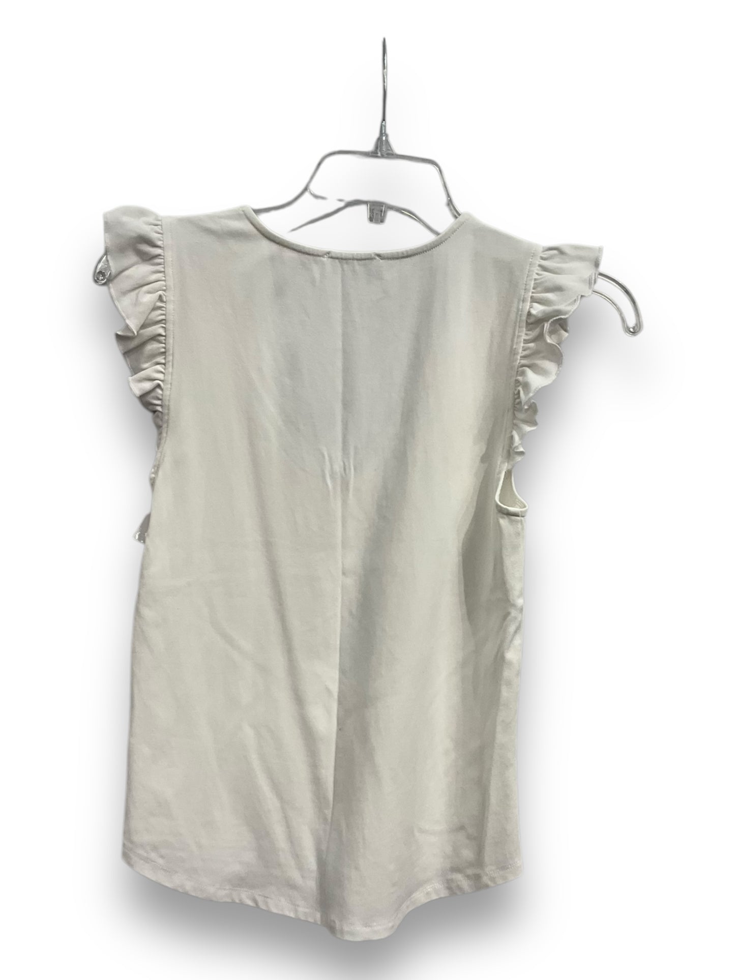 Top Sleeveless By Evereve In White, Size: Xs