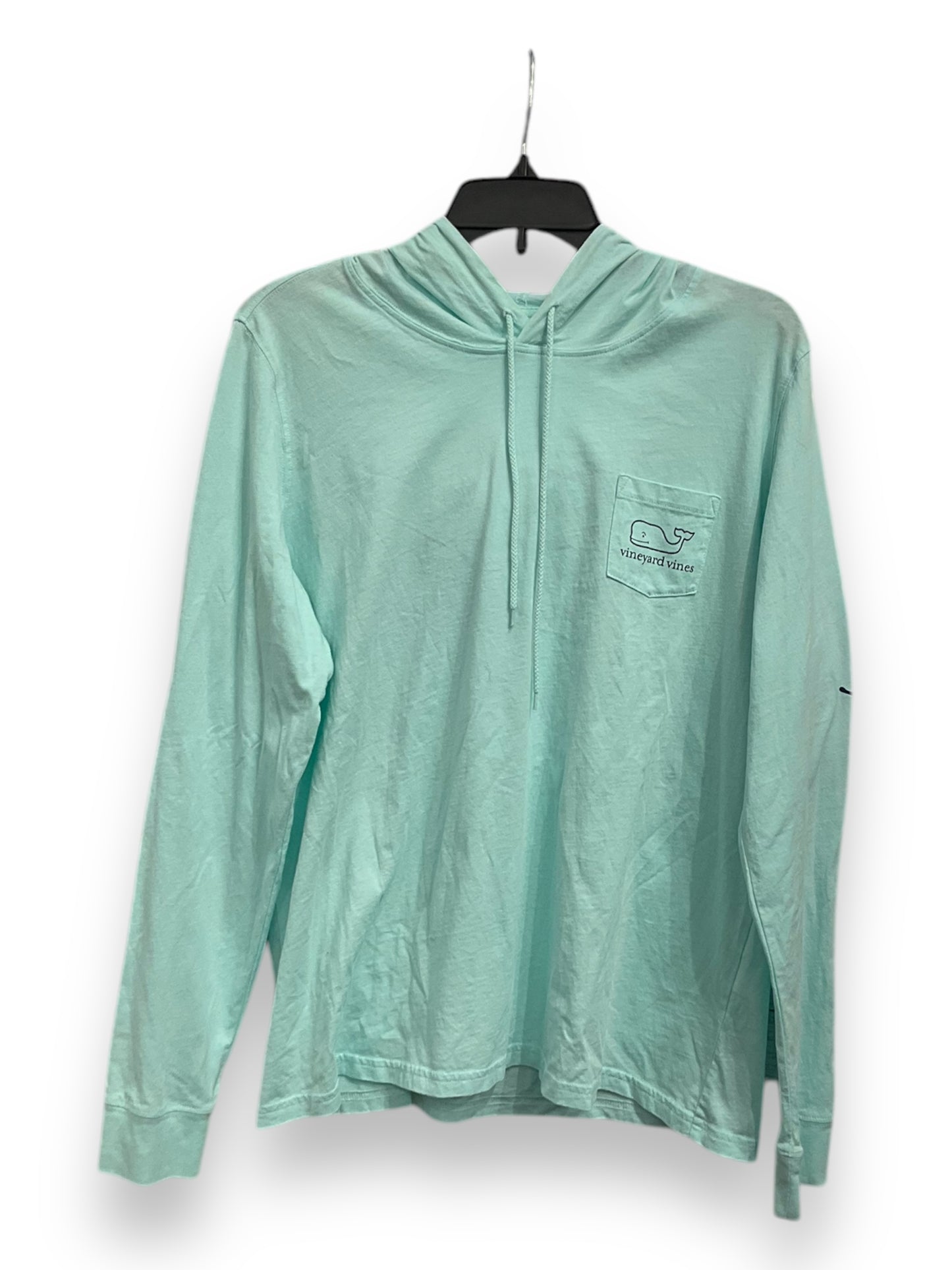 Top Long Sleeve By Vineyard Vines In Aqua, Size: Xl