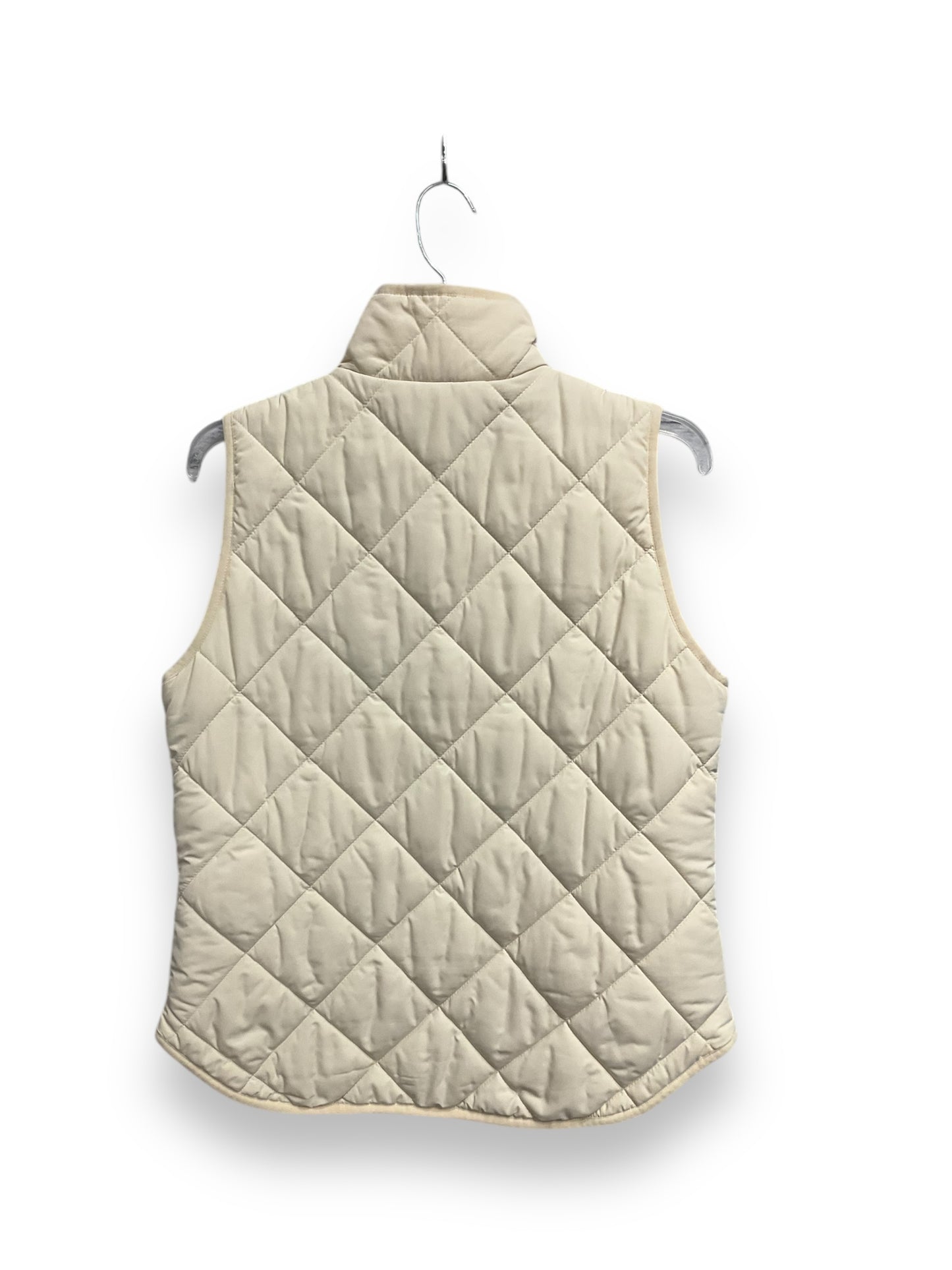 Vest Puffer & Quilted By J. Crew In Cream, Size: M