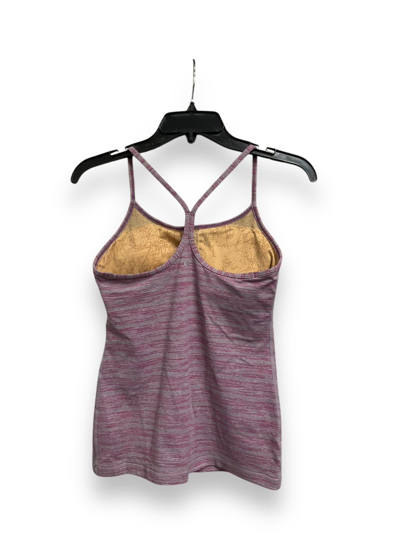 Athletic Tank Top By Lululemon In Purple, Size: 6