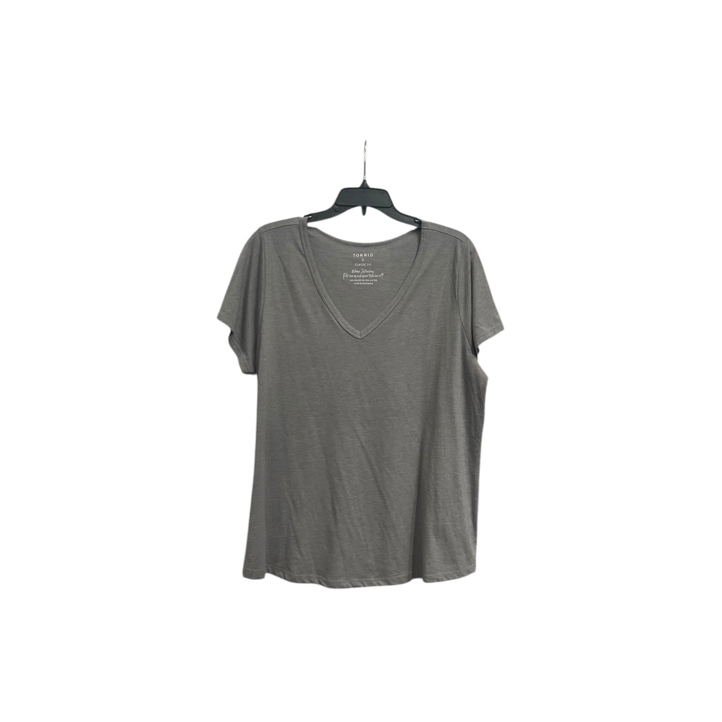 Top Short Sleeve Basic By Torrid  Size: 2x