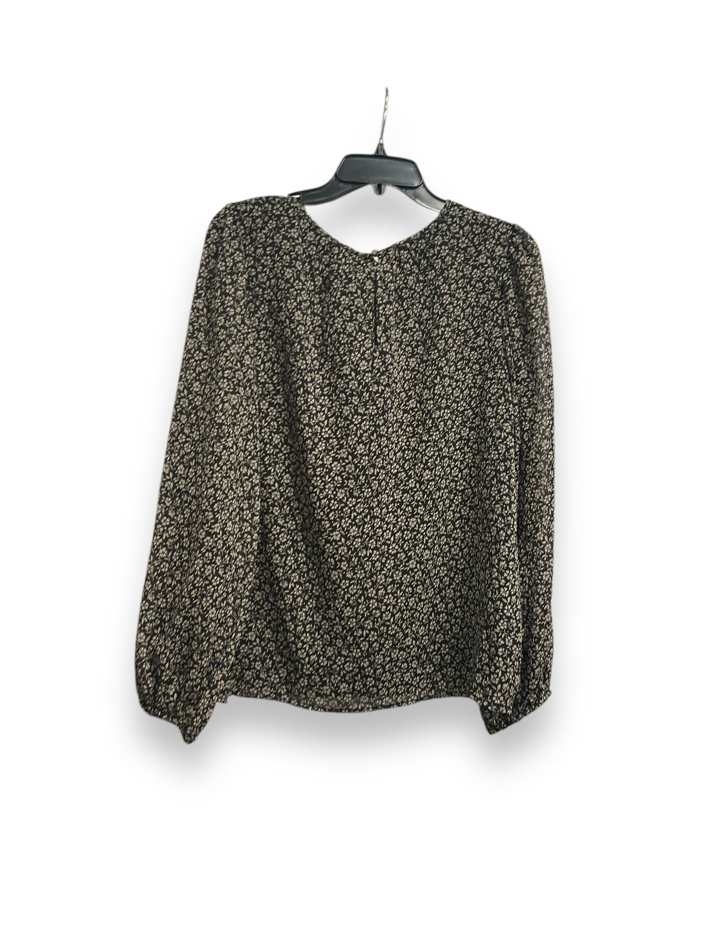 Blouse Long Sleeve By Loft  Size: L