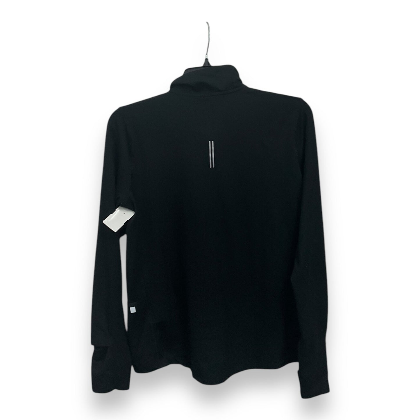 Athletic Top Long Sleeve Collar By Nike Apparel  Size: S