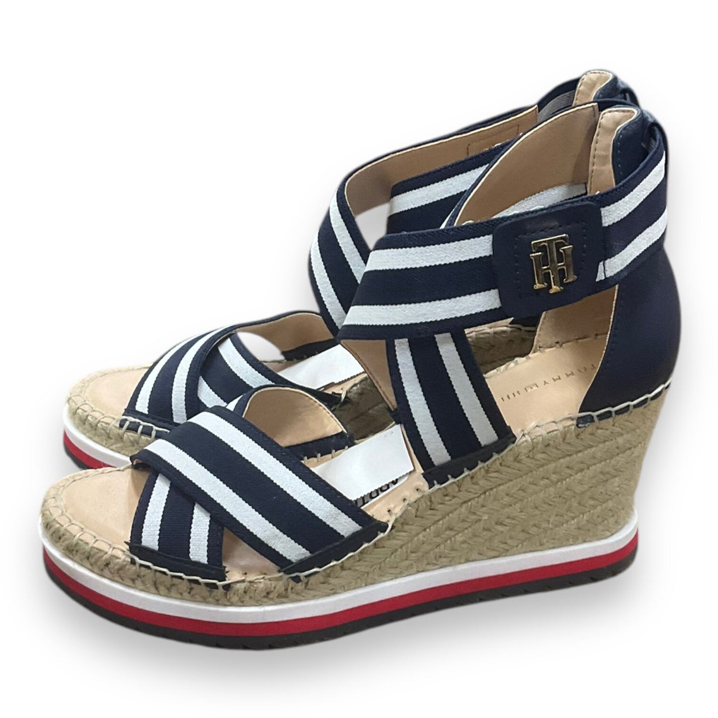 Sandals Heels Wedge By Tommy Hilfiger  Size: 6