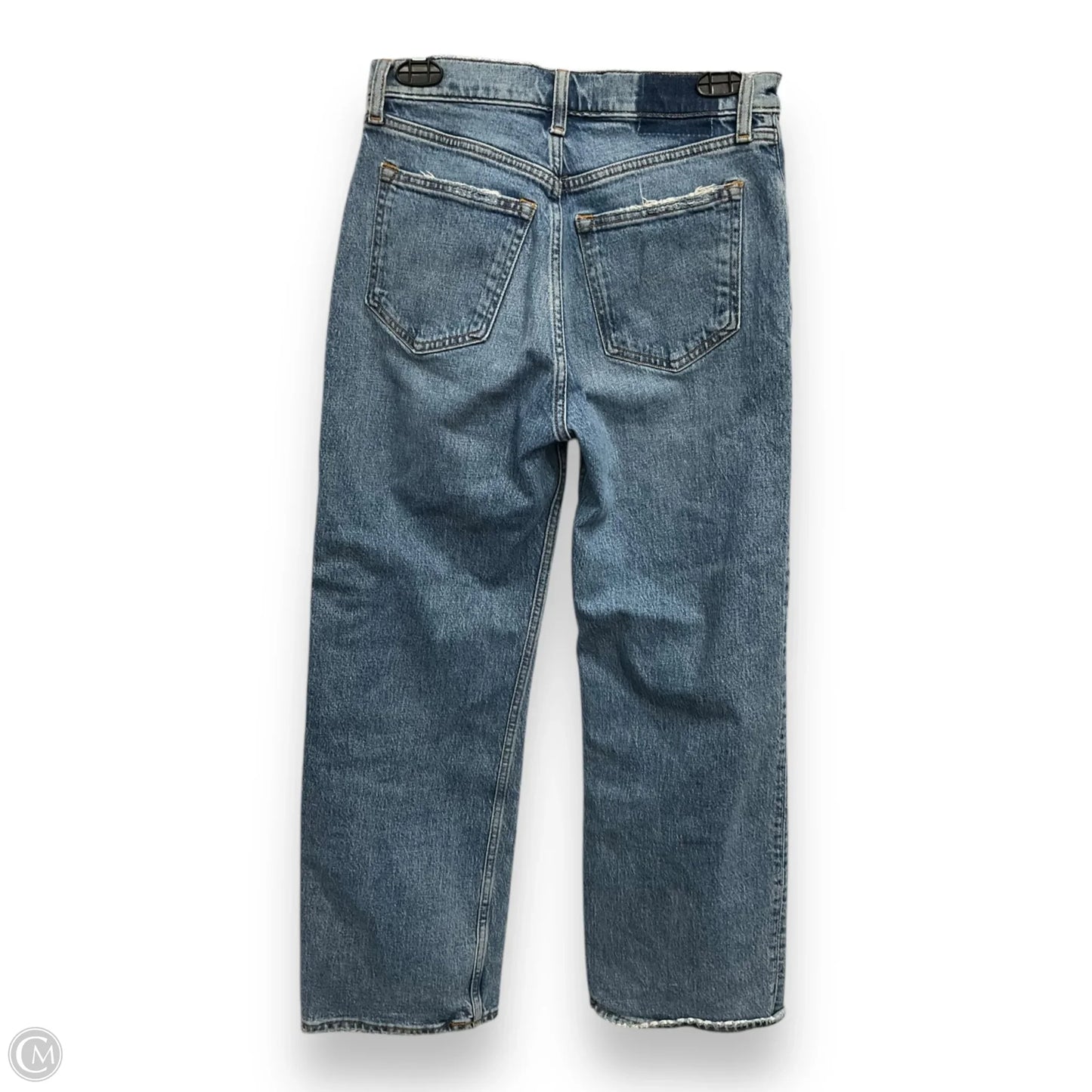 Jeans Straight By Abercrombie And Fitch In Blue Denim, Size: 4