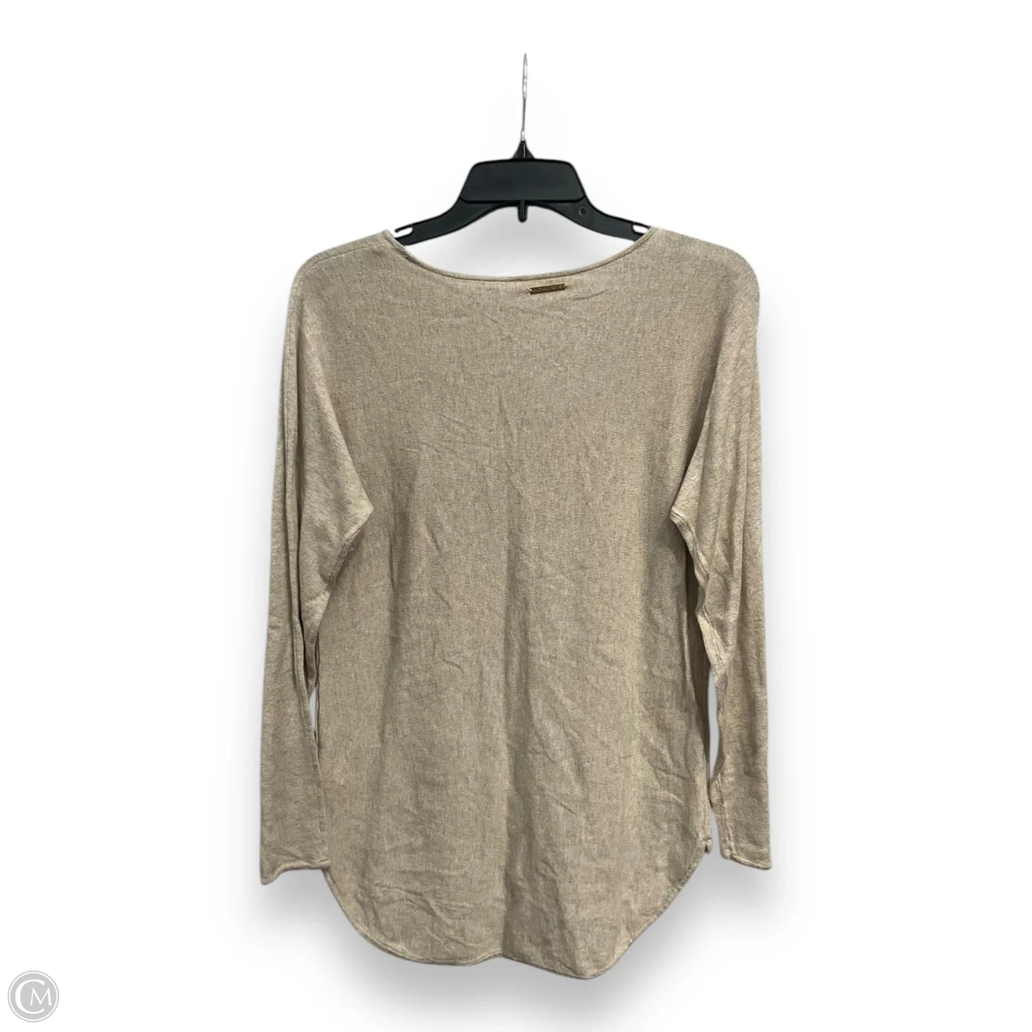 Top Long Sleeve By Michael By Michael Kors In Tan, Size: S