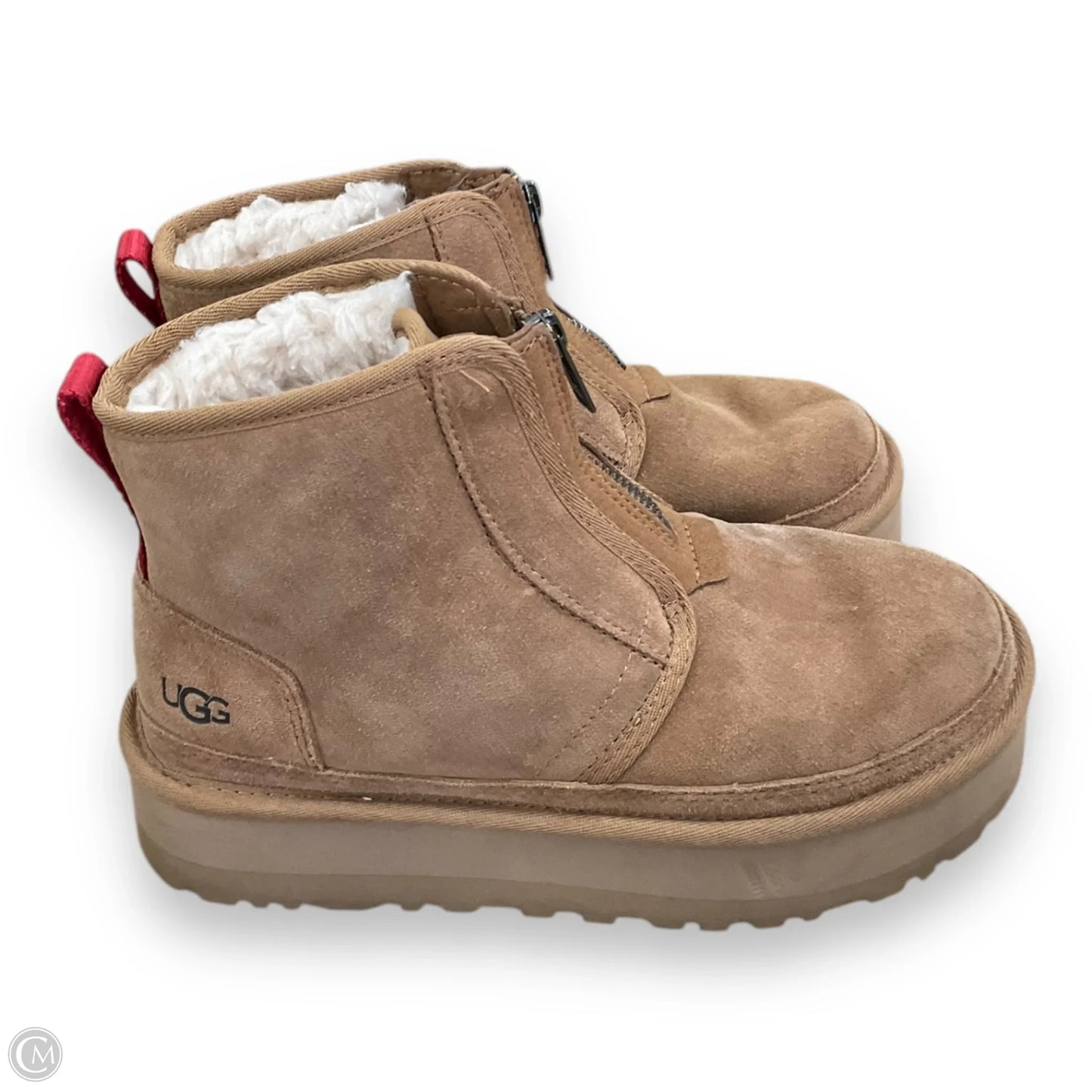 Boots Designer By Ugg In Tan, Size: 7