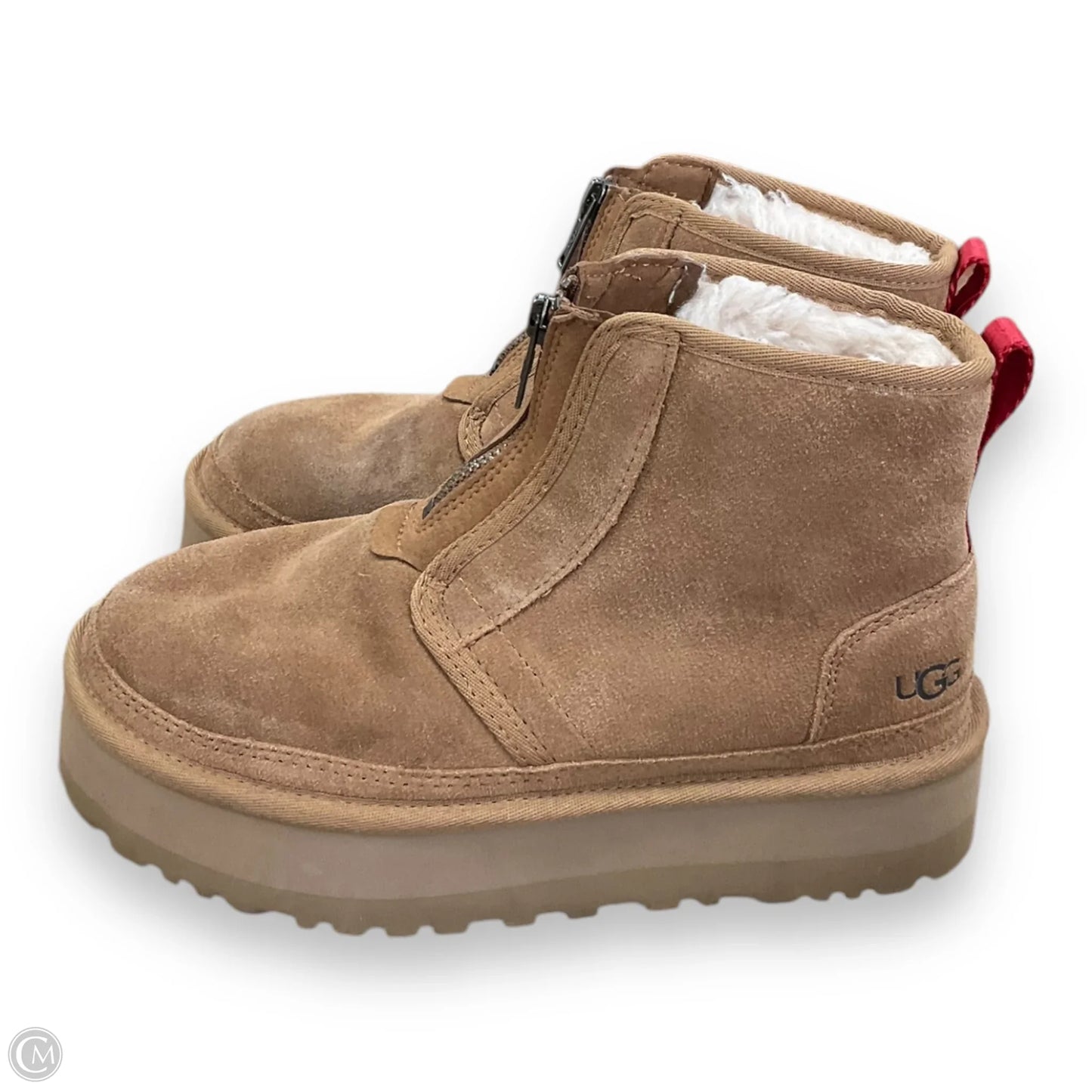 Boots Designer By Ugg In Tan, Size: 7