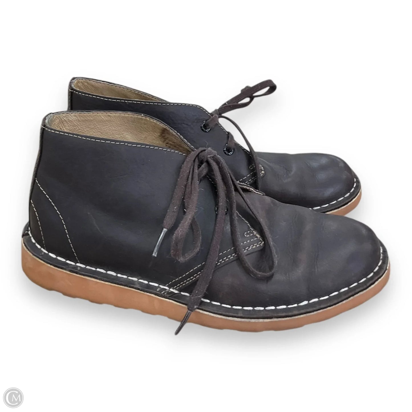 Boots Ankle Flats By L.l. Bean In Brown, Size: 9