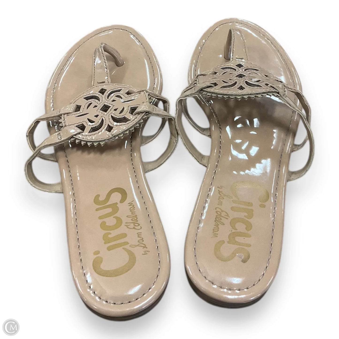 Sandals Flats By Sam Edelman In Tan, Size: 8.5