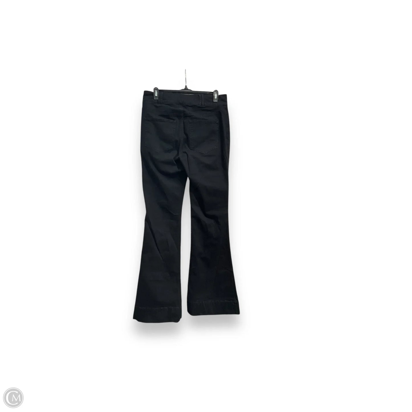 Jeans Flared By Express In Black Denim, Size: 6