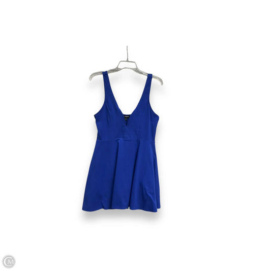 Dress Casual Short By Express In Blue, Size: M