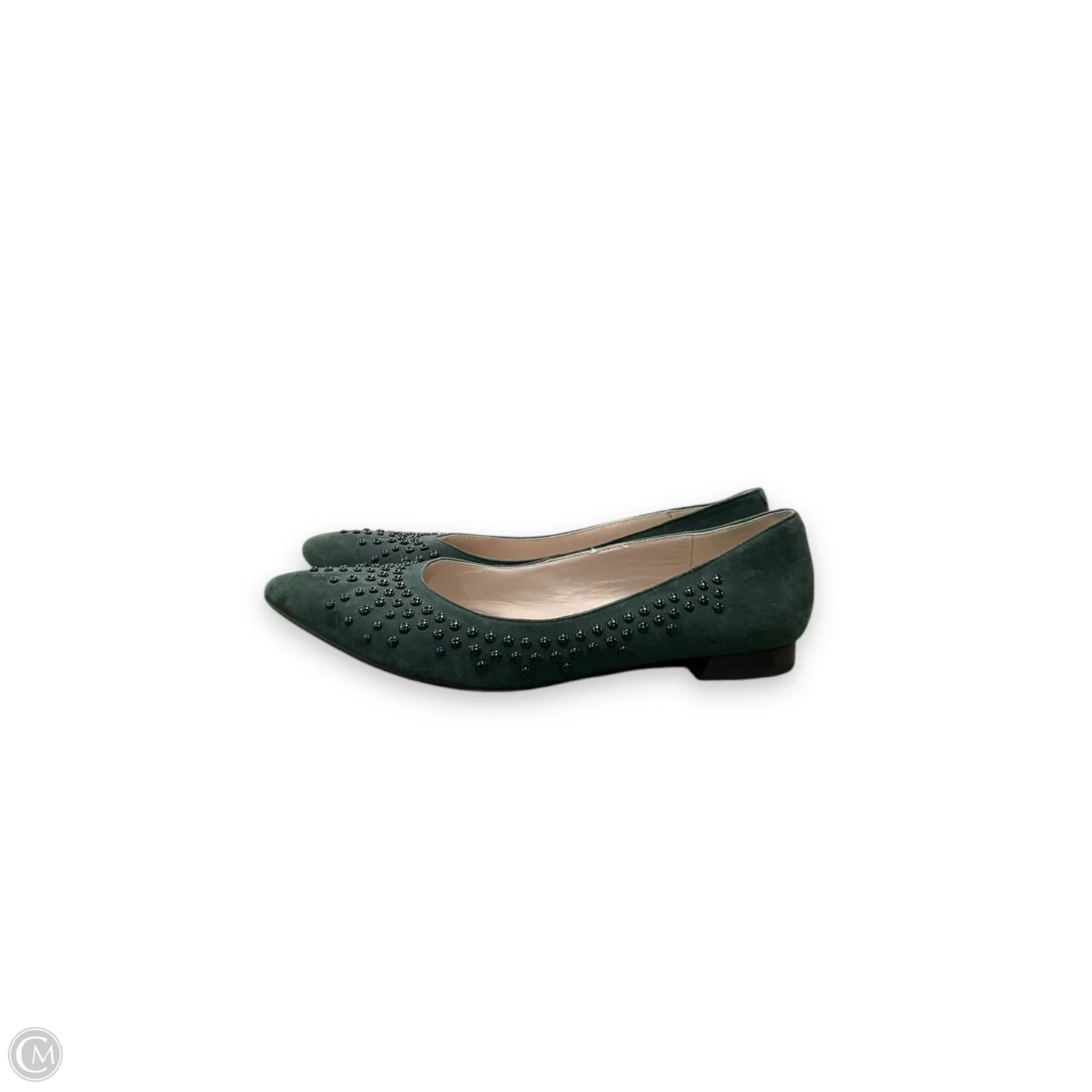 Shoes Flats By Clarks In Green, Size: 7