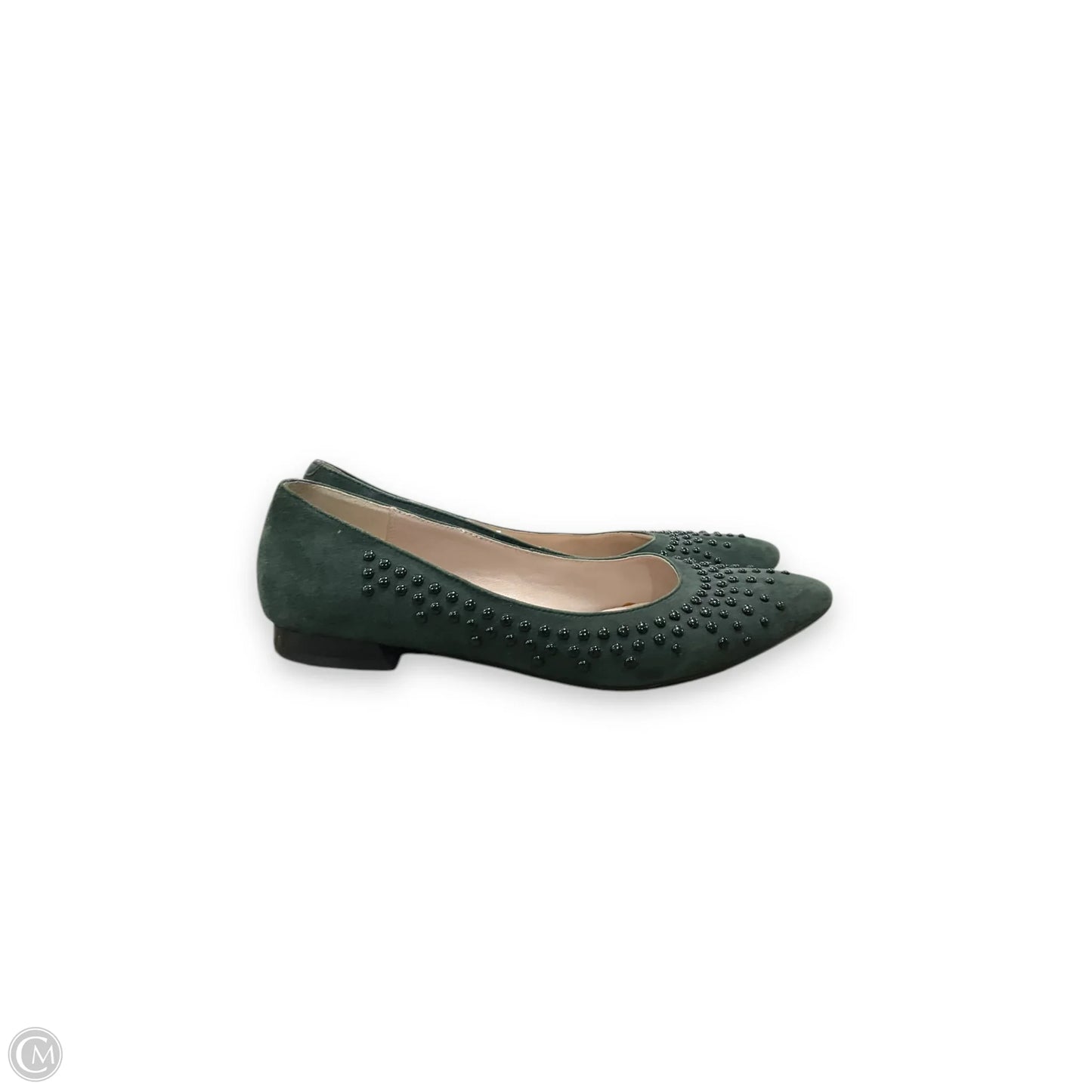 Shoes Flats By Clarks In Green, Size: 7