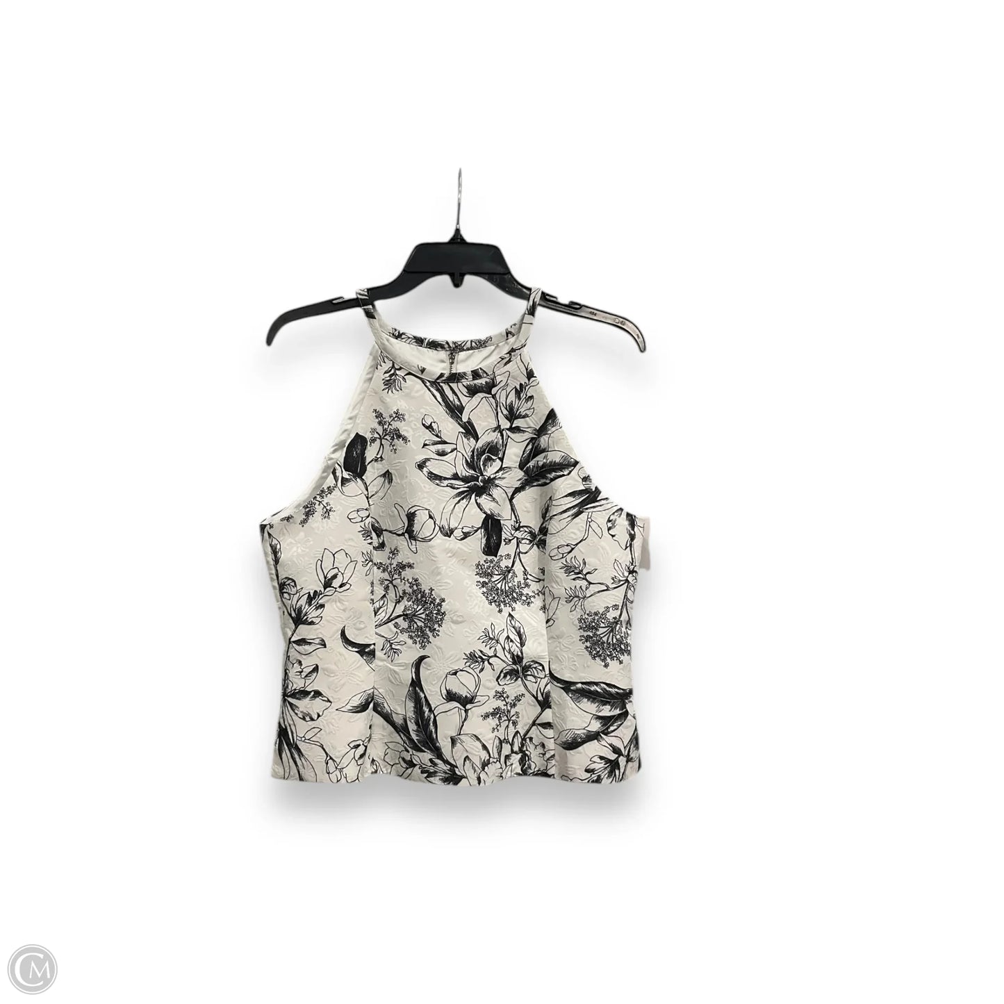 Top Sleeveless By White House Black Market In Floral Print, Size: M