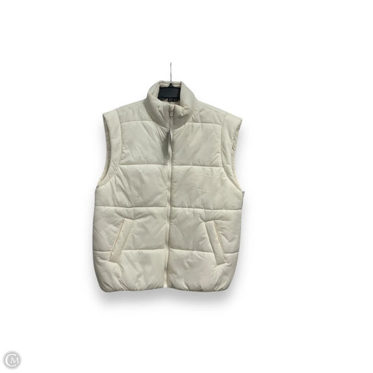 Vest Puffer & Quilted By Dsg Outerwear In Ivory, Size: Xs