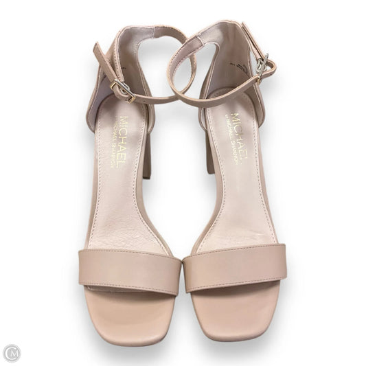 Shoes Heels Block By Michael By Michael Kors In Tan, Size: 7.5