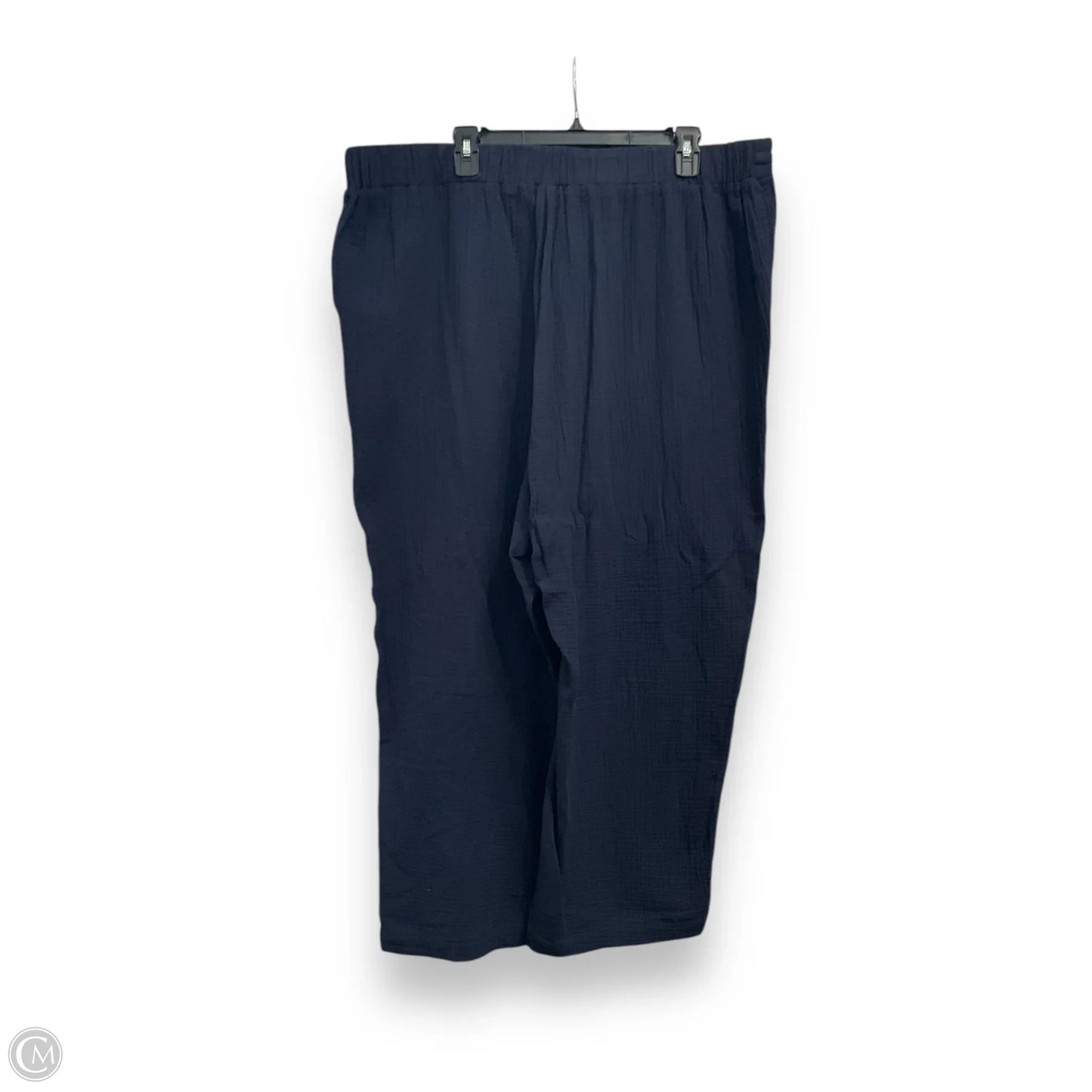 Pants Linen By Jones New York In Blue, Size: 2x