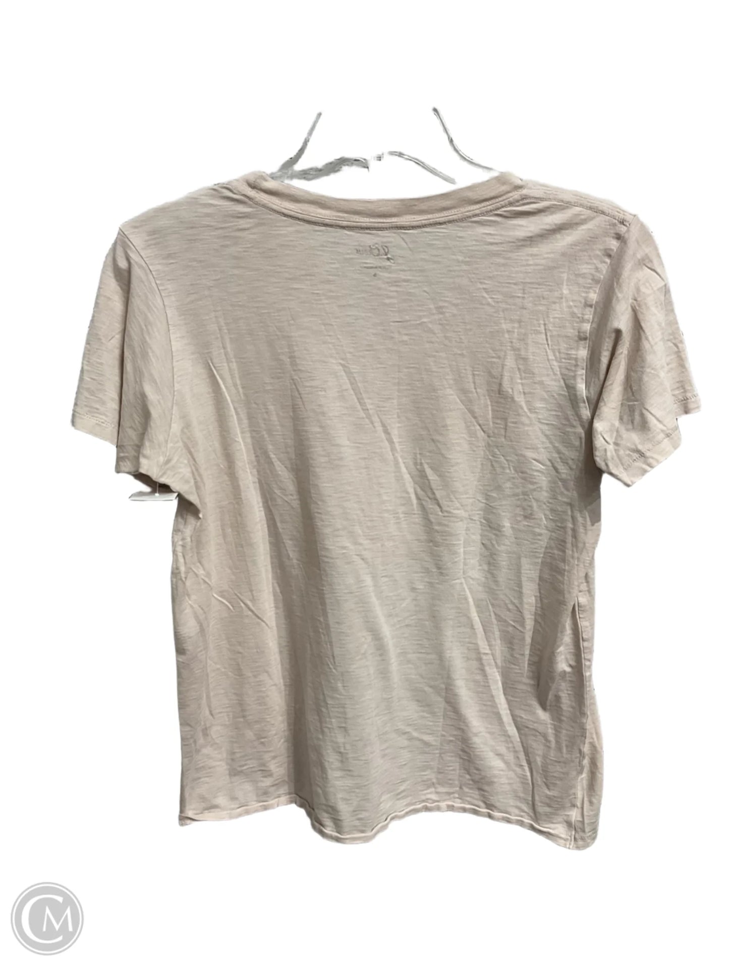 Top Short Sleeve Basic By J. Crew In Peach, Size: S