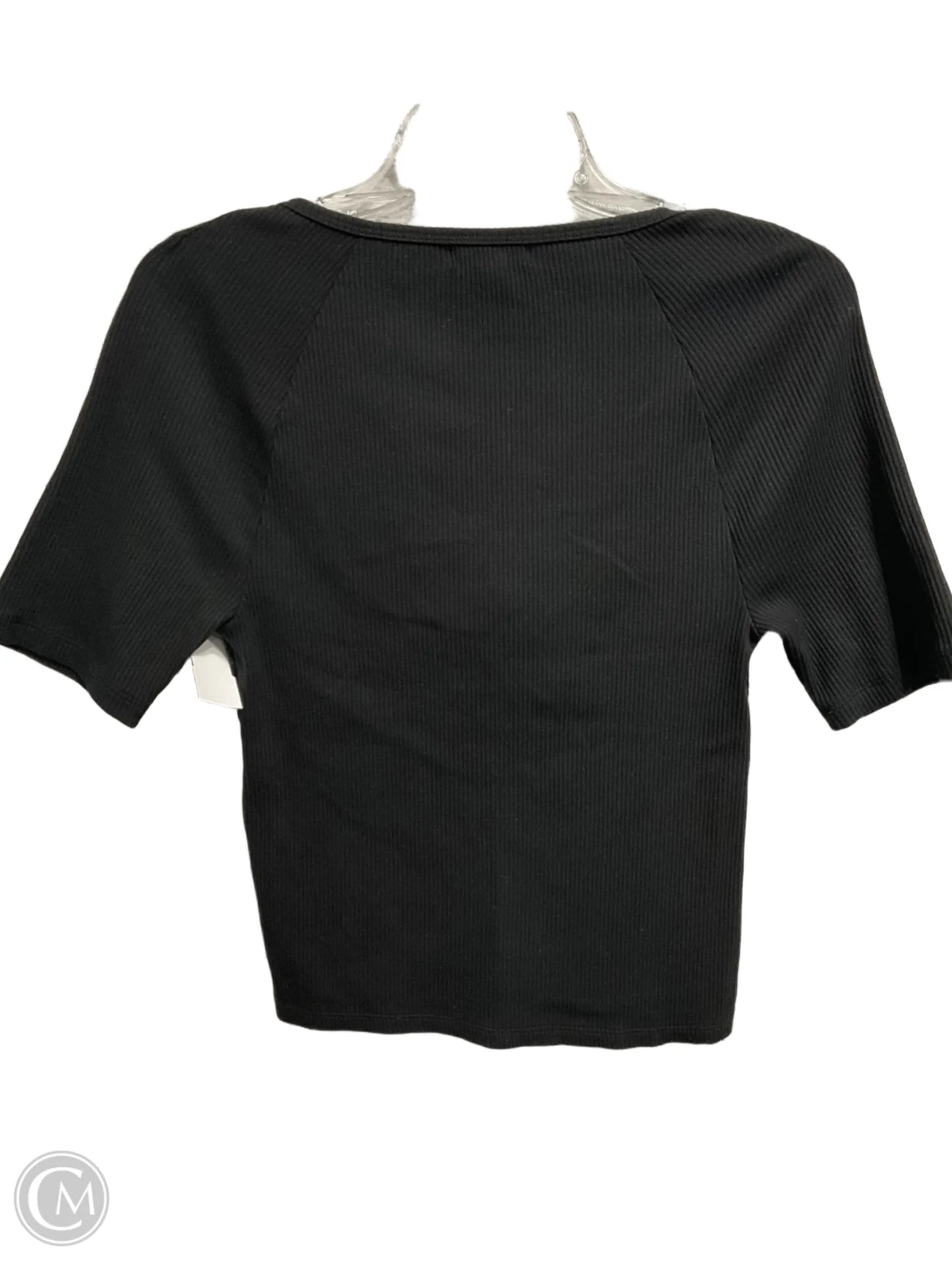 Top Short Sleeve By J. Crew In Black, Size: M