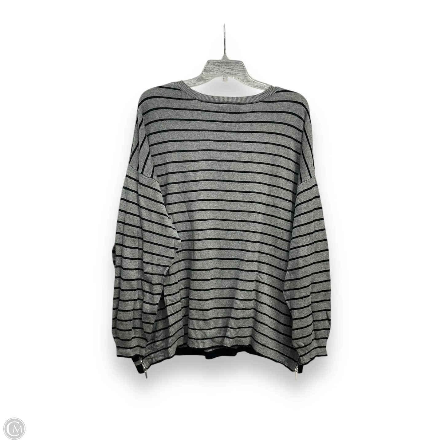 Top Long Sleeve By Lane Bryant In Striped Pattern, Size: 3x