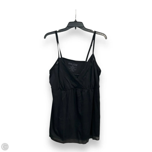 Top Cami By Clothes Mentor In Black, Size: 1x