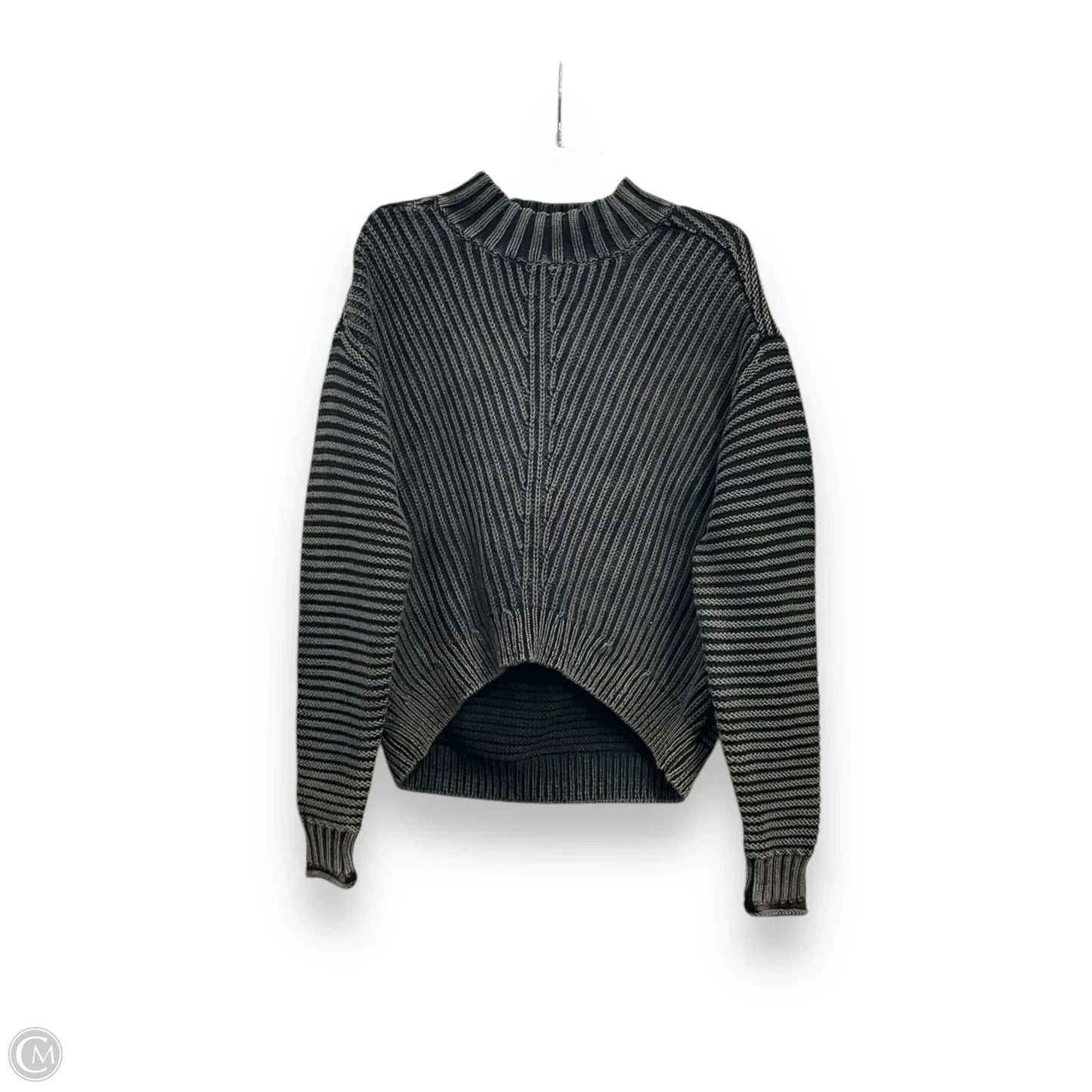 Sweater By Lucky Brand In Grey, Size: L