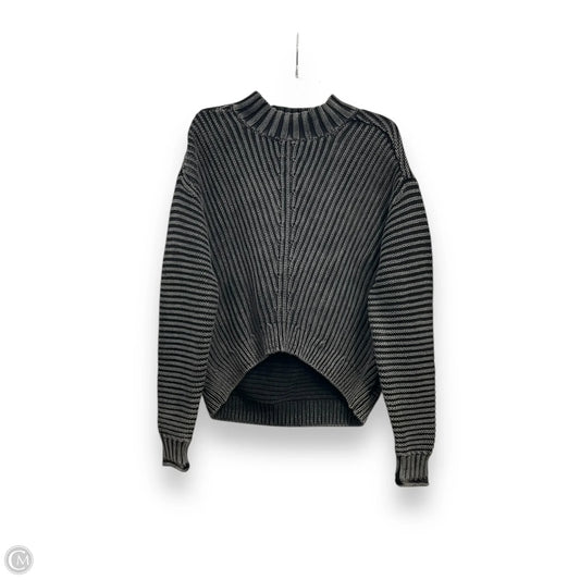 Sweater By Lucky Brand In Grey, Size: L