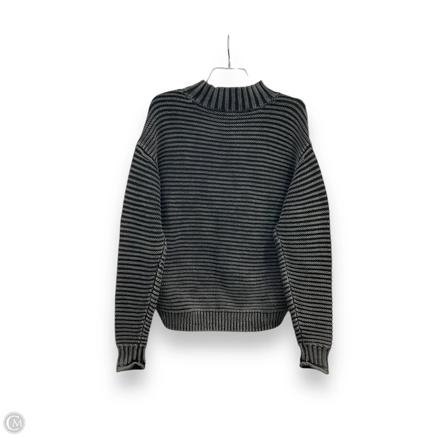 Sweater By Lucky Brand In Grey, Size: L