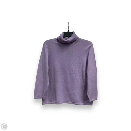 Sweater Cashmere By Alfani In Purple, Size: L