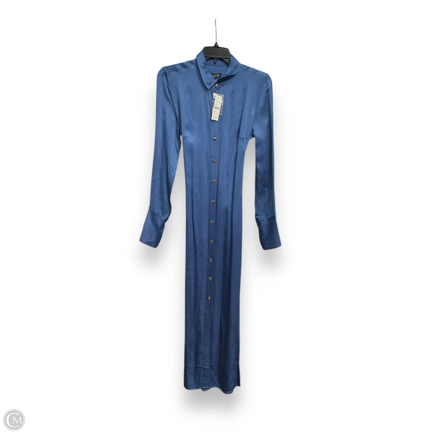 Dress Casual Maxi By J. Crew In Blue, Size: S