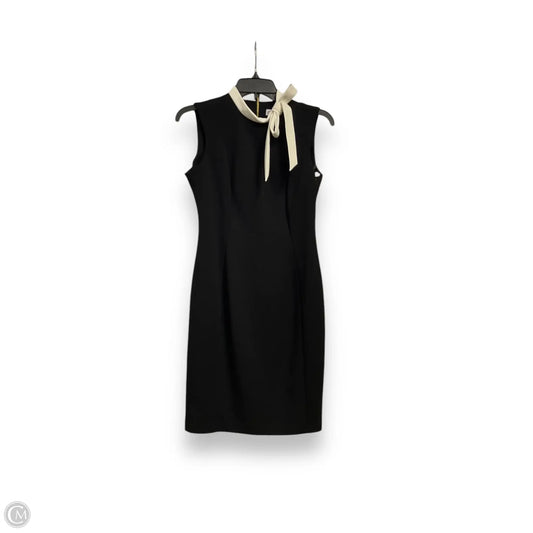 Dress Casual Short By Calvin Klein In Black & White, Size: M