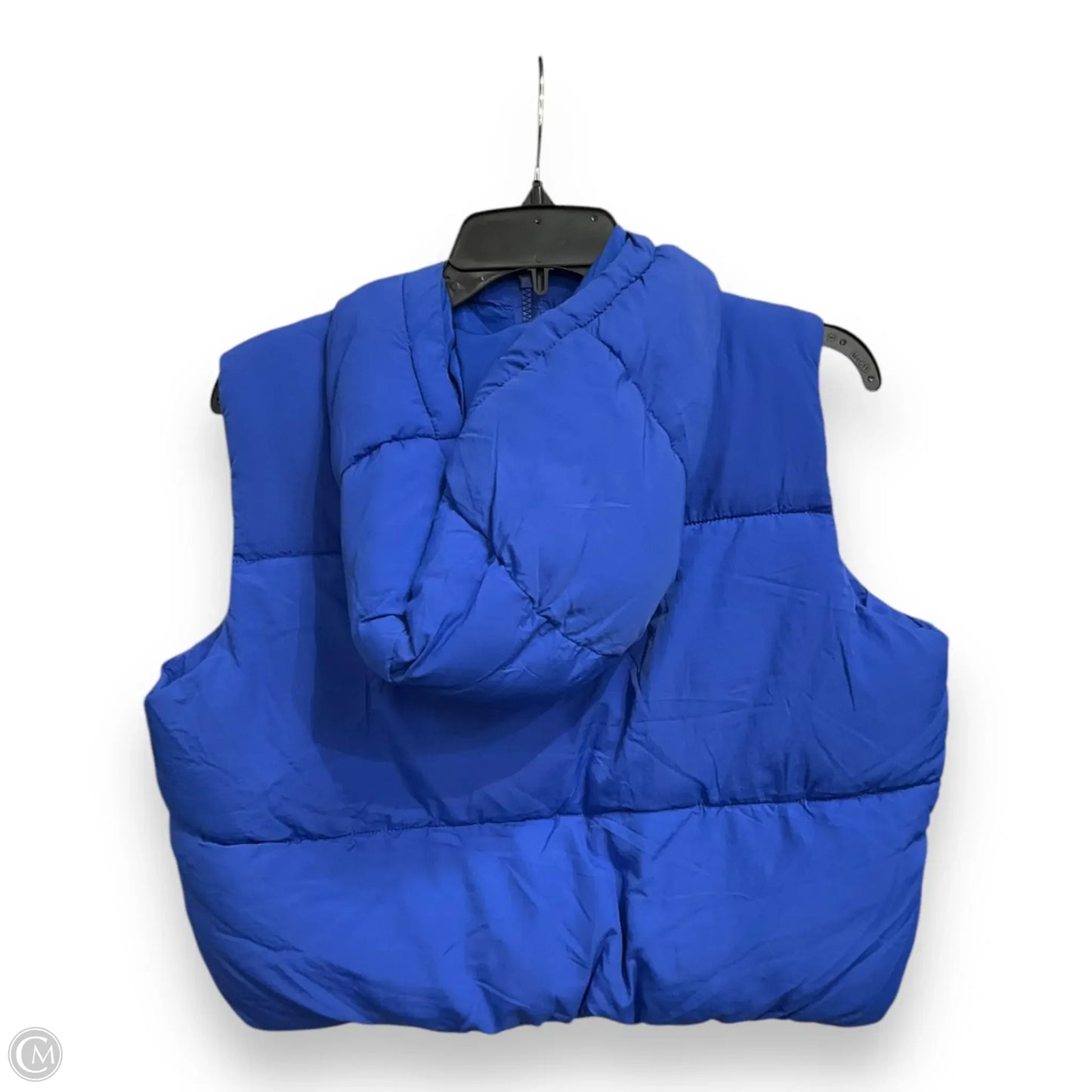 Vest Puffer & Quilted By Love Tree In Blue, Size: S