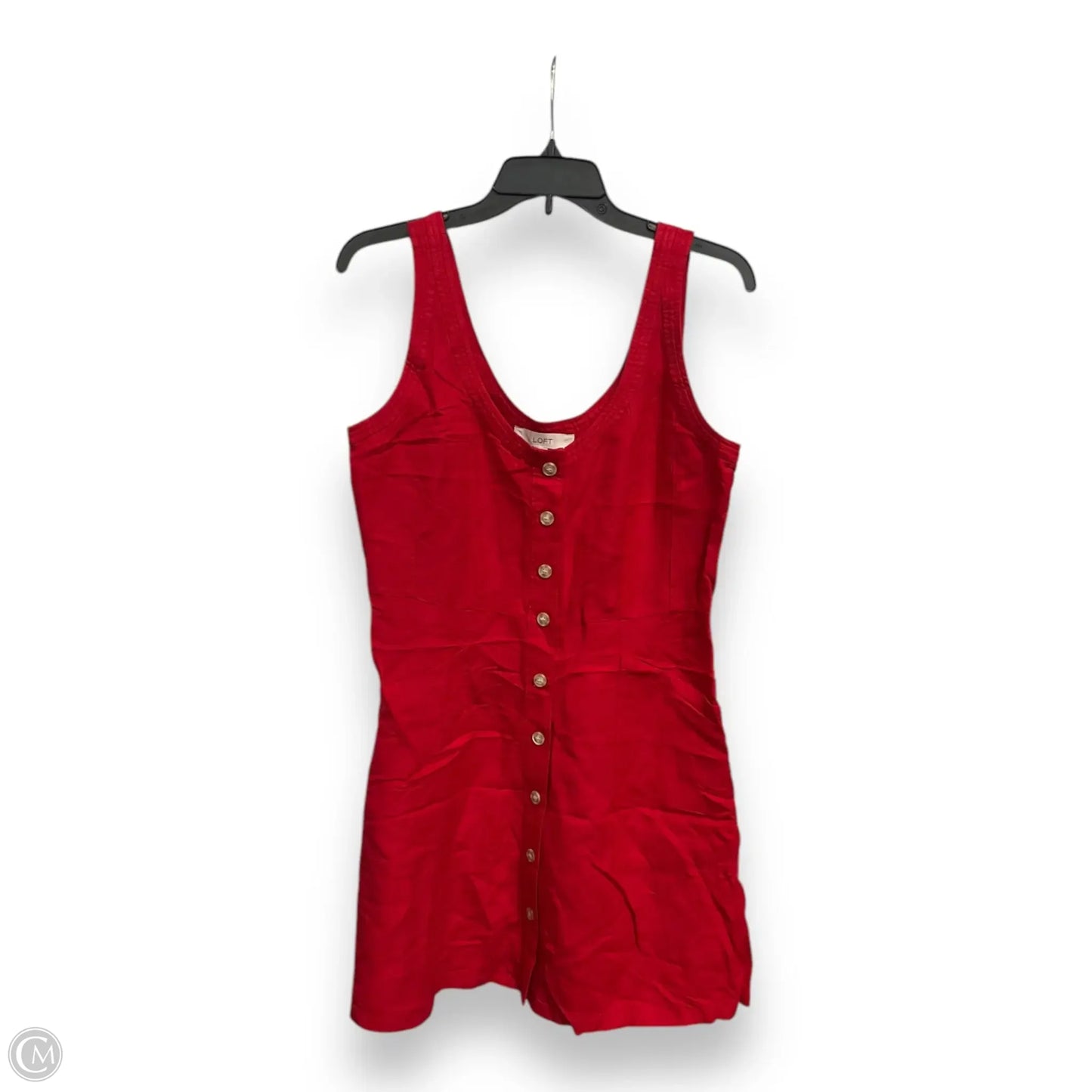 Dress Casual Short By Loft In Red, Size: S