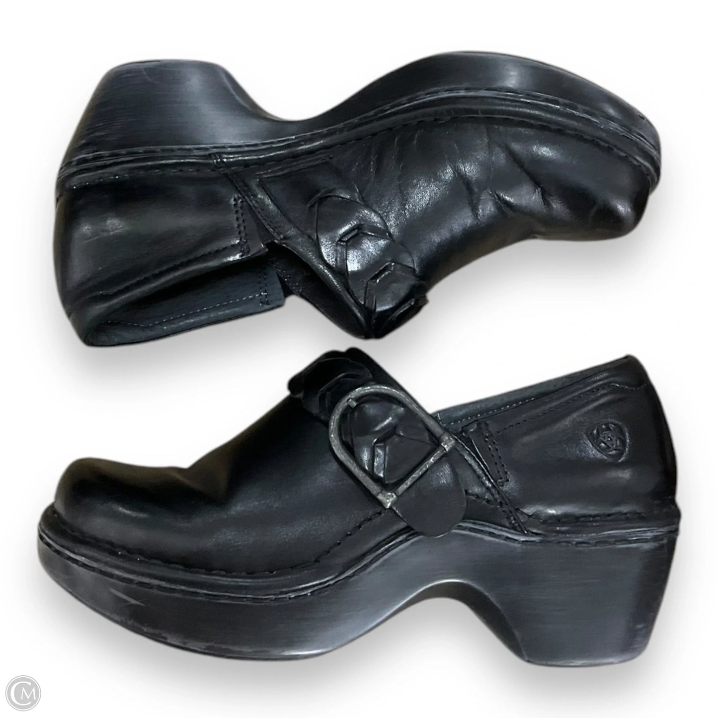 Shoes Flats By Ariat In Black, Size: 8