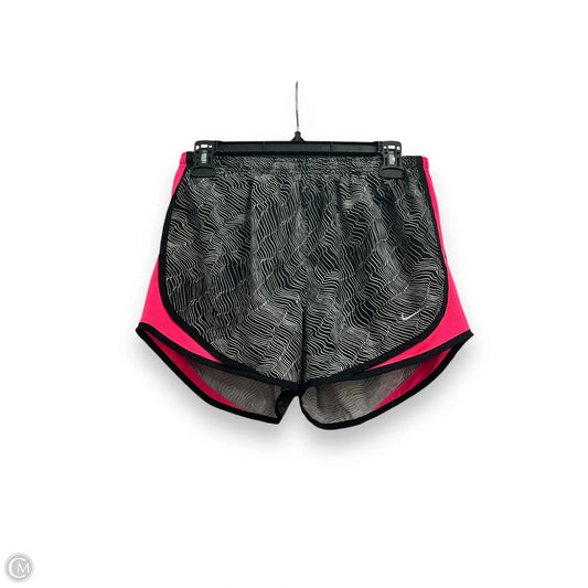 Athletic Shorts By Nike Apparel In Black & Pink, Size: M