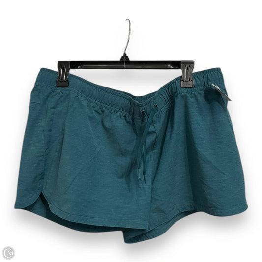 Athletic Shorts By Prana In Teal, Size: Xl