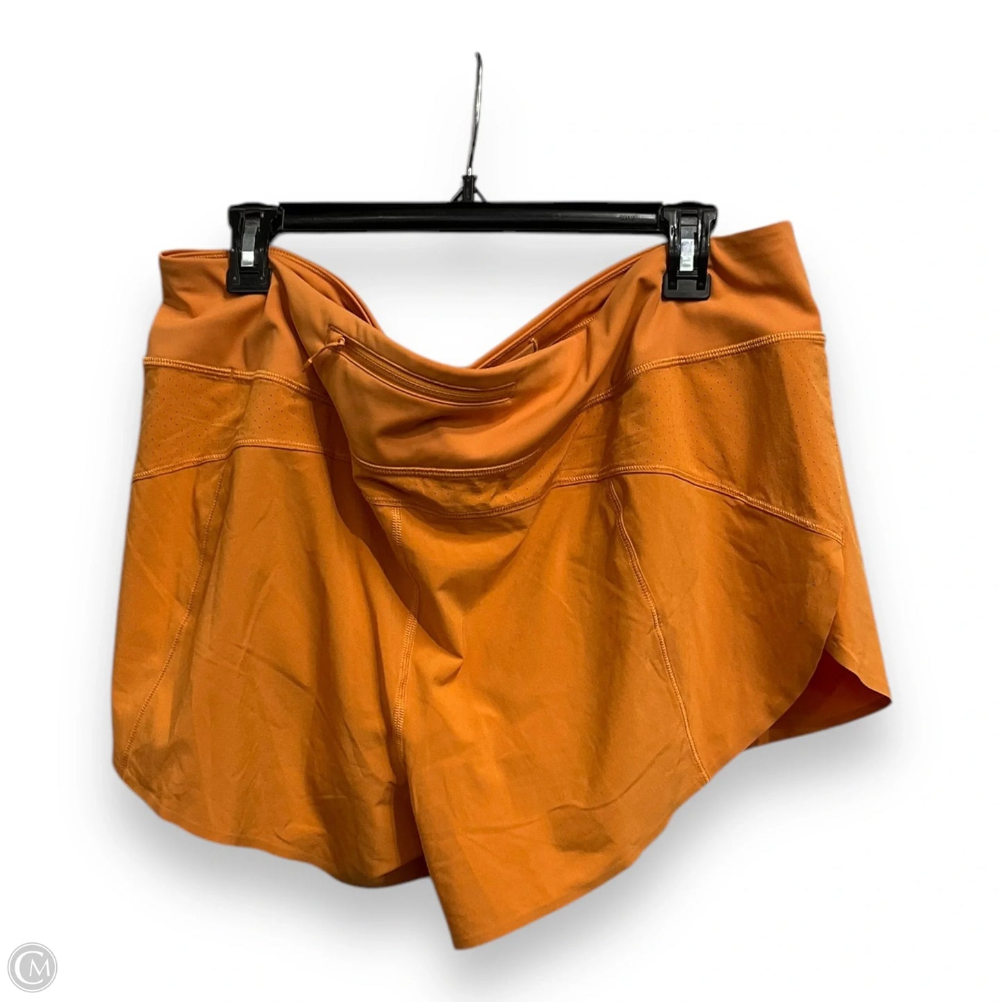 Athletic Shorts By Athleta In Orange, Size: Xl