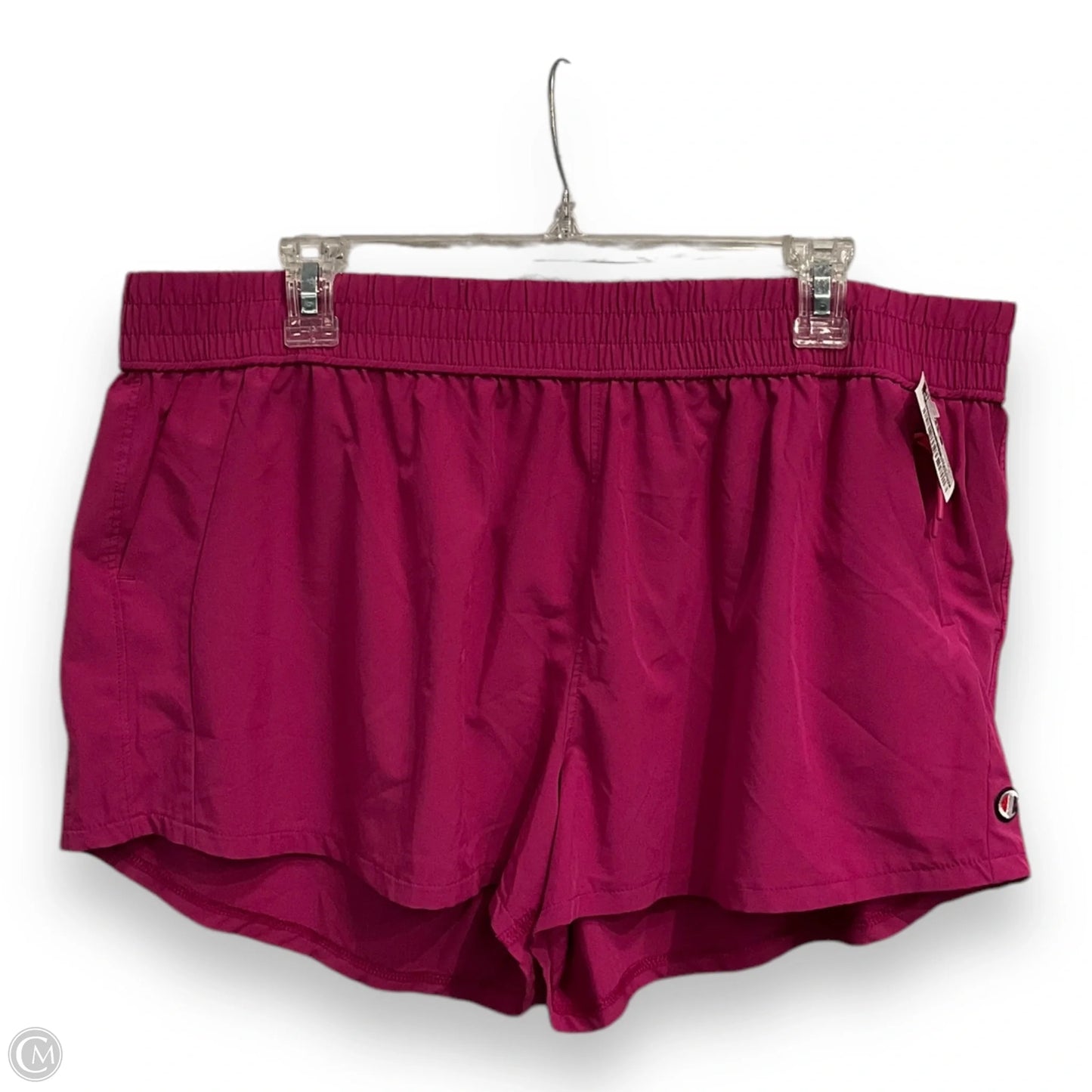 Athletic Shorts By Champion In Pink, Size: Xl