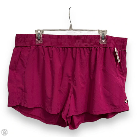 Athletic Shorts By Champion In Pink, Size: Xl