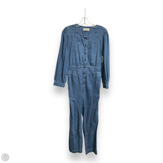 Jumpsuit By Madewell In Blue Denim, Size: M