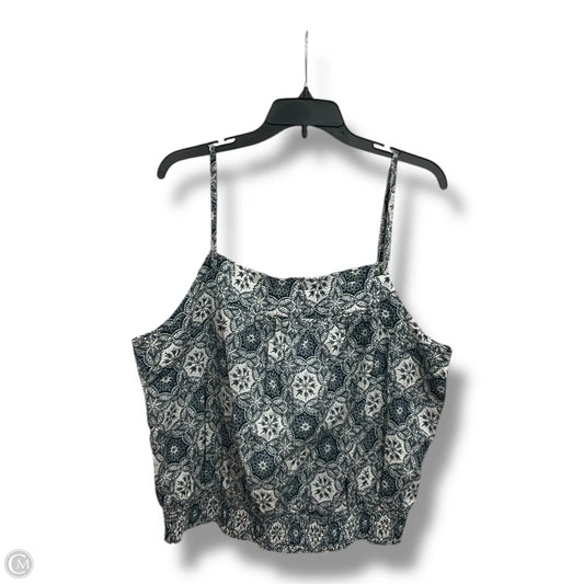 Top Sleeveless By Loft In Floral Print, Size: Xl