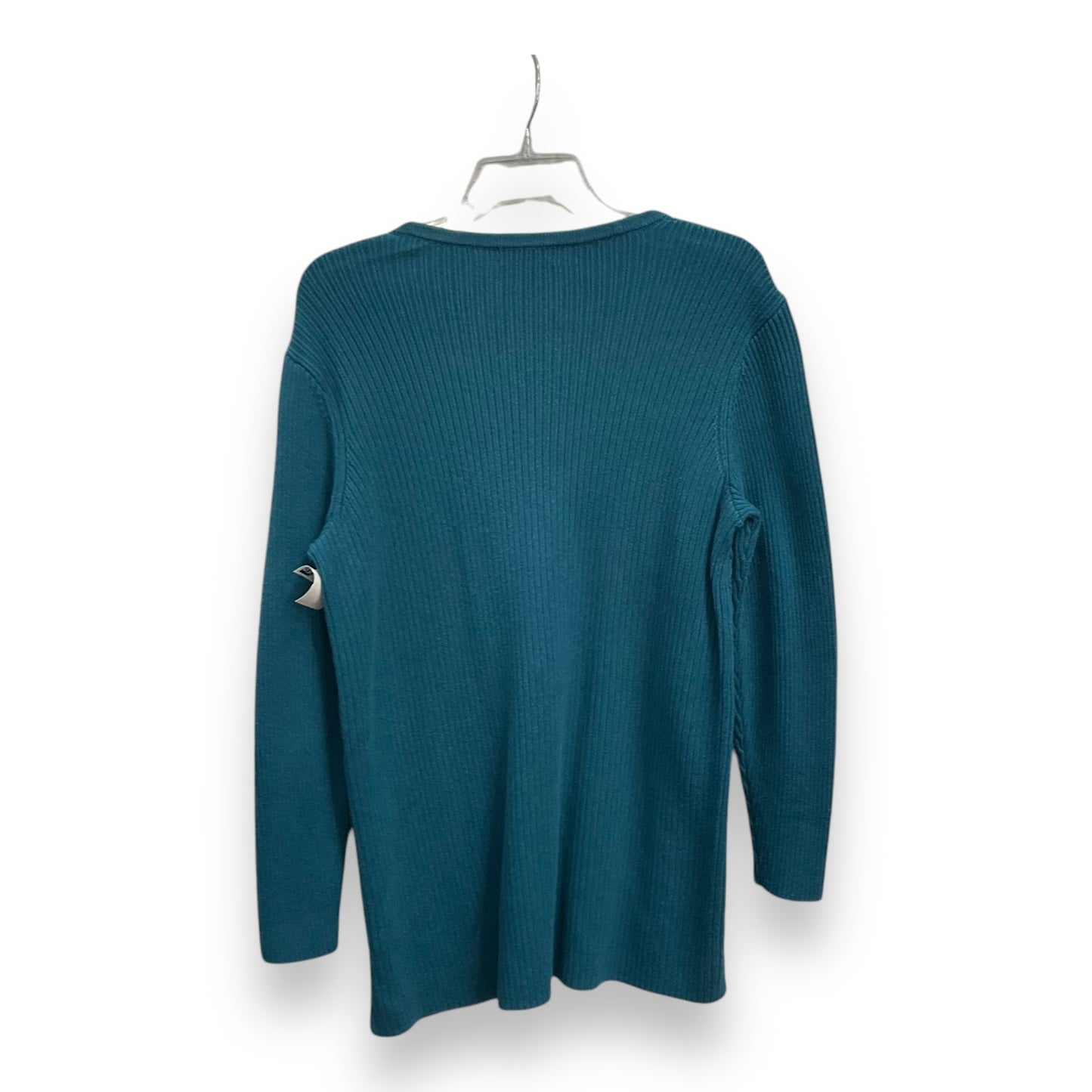 Sweater By Lands End In Teal, Size: L