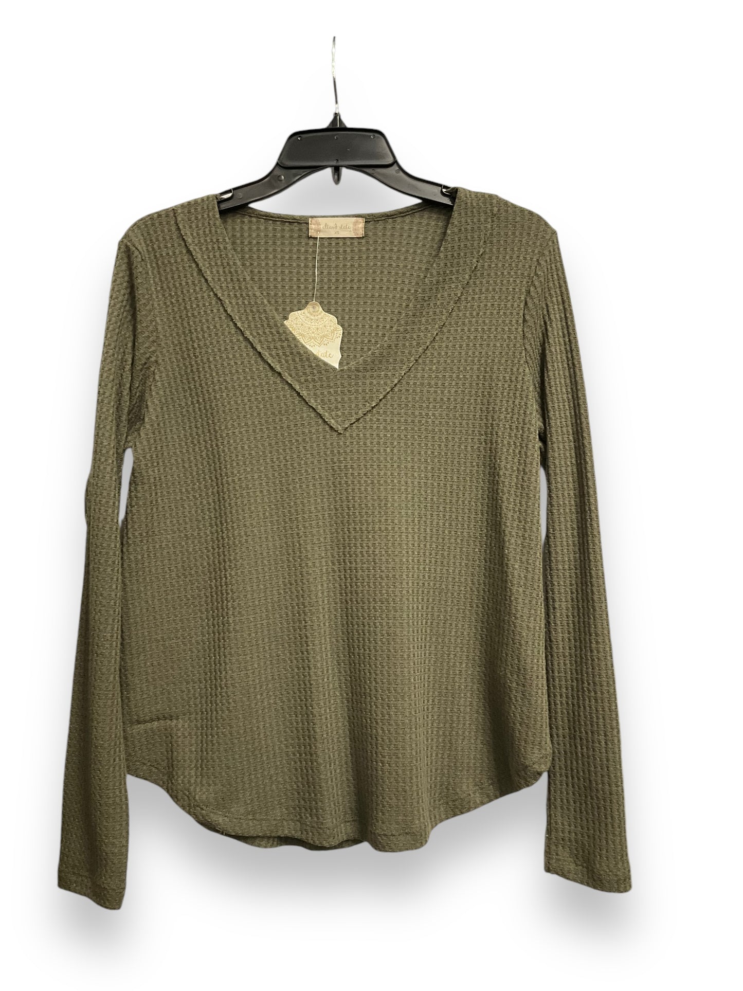 Top Long Sleeve By Altard State In Green, Size: Xs