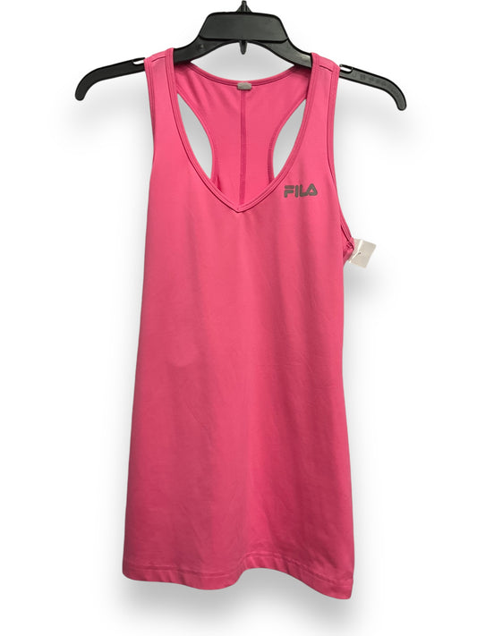 Athletic Tank Top By Fila In Pink, Size: S