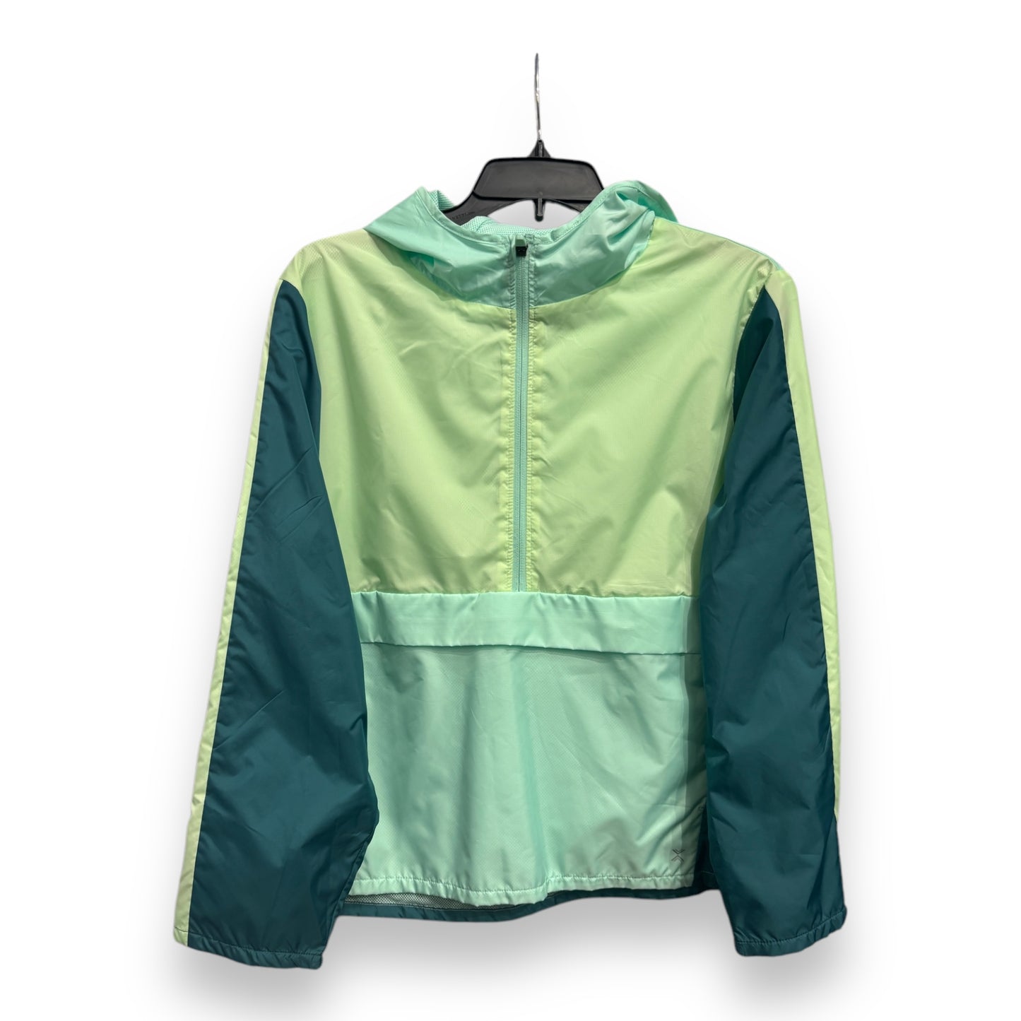 Athletic Jacket By Avia In Green, Size: 3x