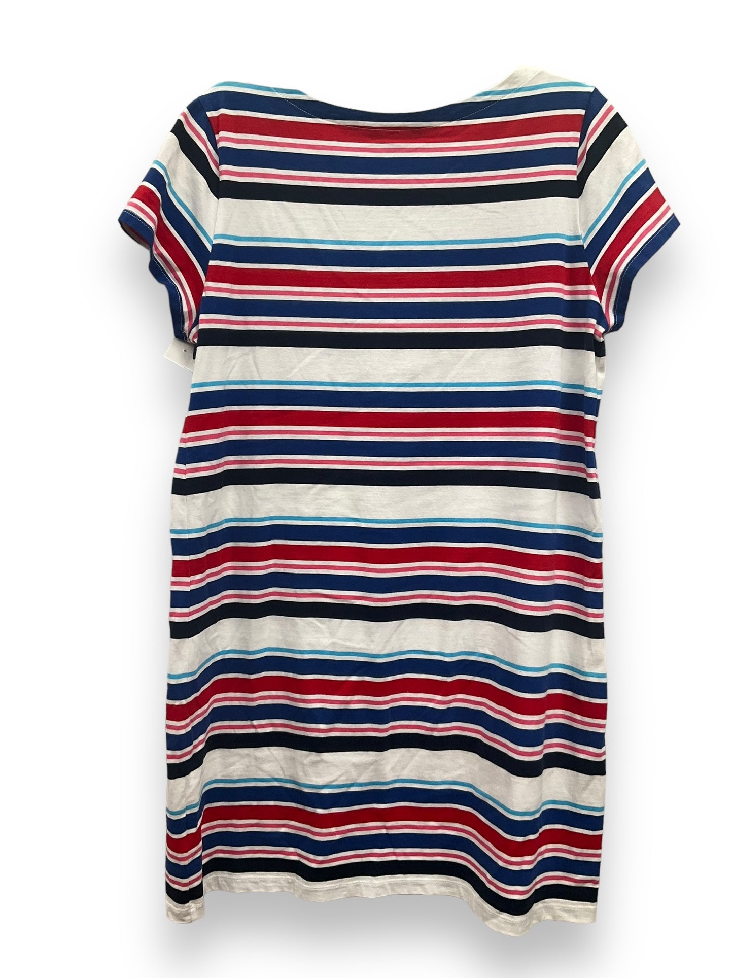 Striped Pattern Dress Casual Midi Tommy Hilfiger, Size L