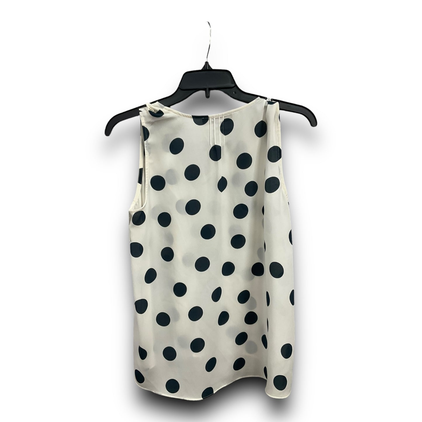 Polkadot Pattern Top Sleeveless Loft, Size Xs