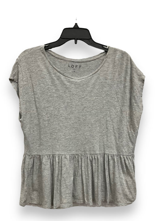 Grey Top Sleeveless Loft, Size S